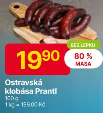 Hruška Ostravská klobása Prantl nabídka