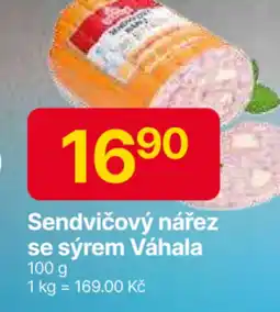 Hruška Sendvičový nářez se sýrem Váhala nabídka