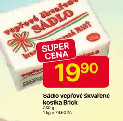 Hruška Sádlo vepřové škvařené kostka Brick nabídka