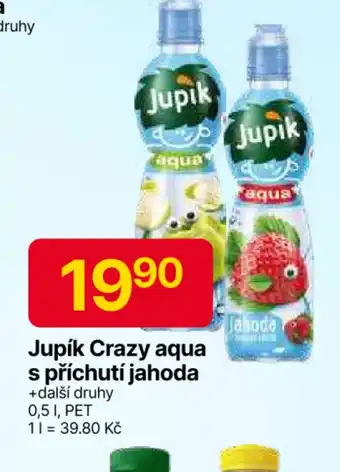 Hruška Jupík Crazy aqua s příchutí jahoda nabídka