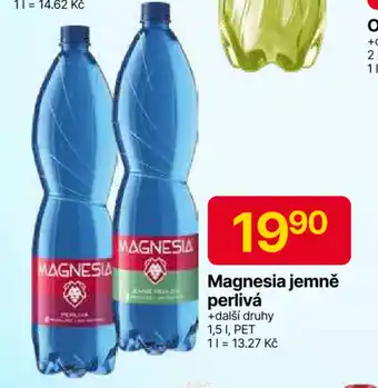 Hruška Magnesia jemně perlivá nabídka