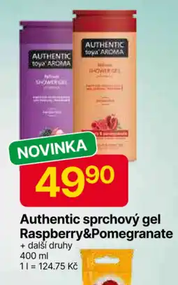 Hruška Authentic sprchový gel Raspberry&Pomegranate nabídka