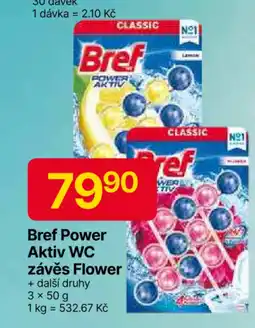 Hruška Bref Power Aktiv WC závěs Flower nabídka