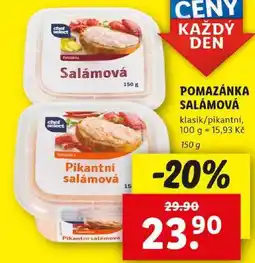 Lidl POMAZÁNKA SALÁMOVÁ, 150 g nabídka