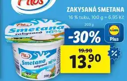 Lidl ZAKYSANÁ SMETANA, 200 g nabídka