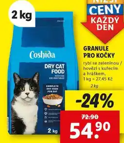 Lidl GRANULE PRO KOČKY, 2 kg nabídka