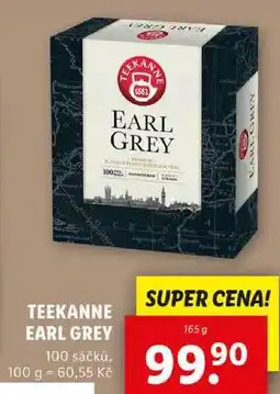 Lidl TEEKANNE EARL GREY, 165 g nabídka