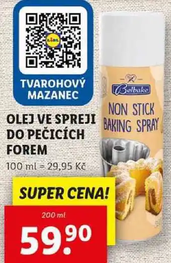 Lidl OLEJ VE SPREJI DO PEČICÍCH FOREM, 200 ml nabídka