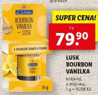 Lidl LUSK BOURBON VANILKA, 5 g nabídka