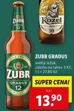 Lidl ZUBR GRADUS, 0,5 l nabídka