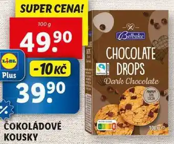 Lidl ČOKOLÁDOVÉ KOUSKY, 100 g nabídka