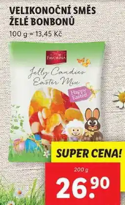 Lidl VELIKONOČNÍ SMĚS ŽELÉ BONBONŮ, 200 g nabídka