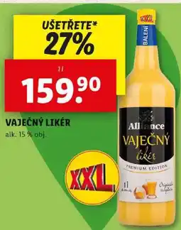 Lidl VAJEČNÝ LIKÉR, 1 l nabídka