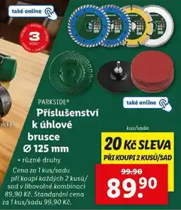 Lidl Příslušenství k úhlové brusce pr. 125 mm nabídka