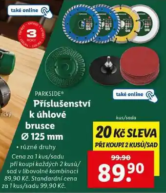 Lidl Příslušenství k úhlové brusce pr. 125 mm nabídka