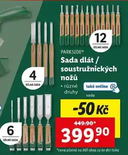 Lidl Sada dlát/soustružnických nožů nabídka