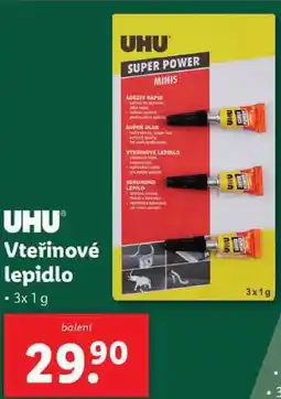 Lidl Vteřinové lepidlo, 3x 1 g nabídka