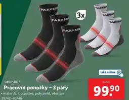 Lidl Pracovní ponožky - 3 páry nabídka