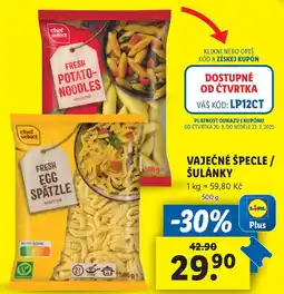 Lidl VAJEČNÉ ŠPECLE/ŠULÁNKY nabídka