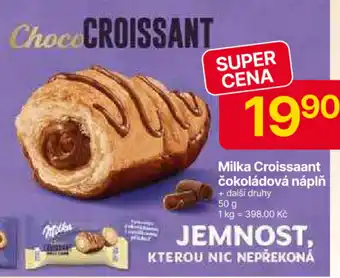 Hruška Milka Croissaant čokoládová náplň nabídka