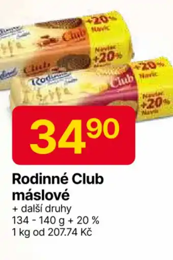 Hruška Rodinné Club máslové nabídka