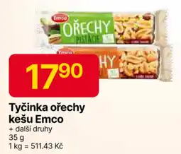 Hruška Tyčinka ořechy kešu Emco nabídka