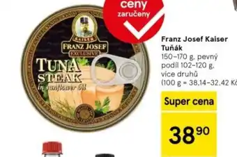 Tesco Franz Josef Kaiser Tuňák nabídka