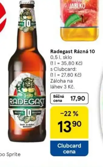 Tesco Radegast Rázná 10 nabídka