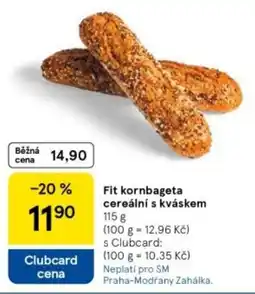 Tesco Fit kornbageta cereální s kváskem nabídka