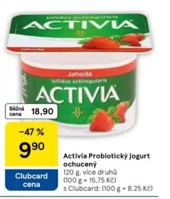 Tesco Activia Probiotický jogurt ochucený nabídka