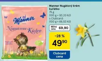 Tesco Manner Nugátový krém kuřátko nabídka