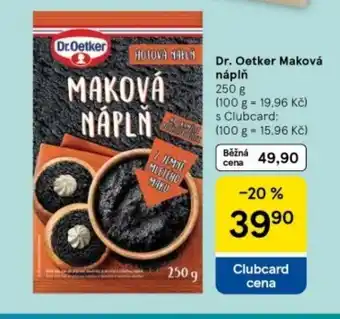 Tesco Dr. Oetker Maková náplň nabídka