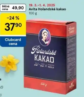 Tesco Avita Holandské kakao nabídka