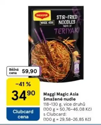 Tesco Maggi Magic Asia Smažené nudle nabídka