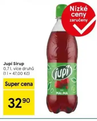 Tesco Jupi Sirup nabídka