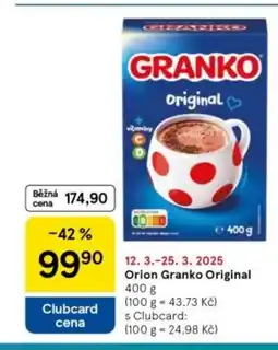 Tesco Orion Granko Original nabídka