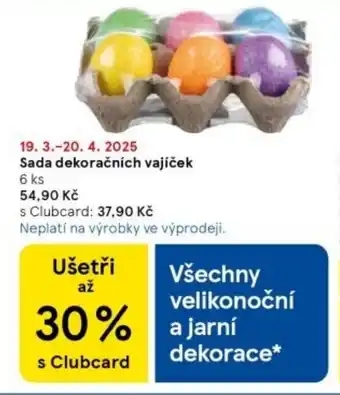 Tesco Sada dekoračních vajíček nabídka