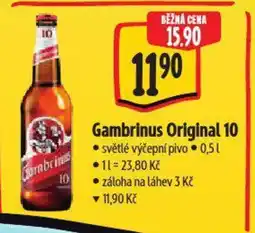 Albert Gambrinus Original 10 nabídka