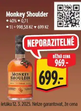 Albert Monkey Shoulder nabídka