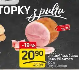 Flop CHALUPÁŘSKÁ ŠUNKA NEJVYŠŠÍ JAKOSTI 100 g nabídka