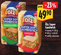 Albert Ölz Super Sandwich nabídka