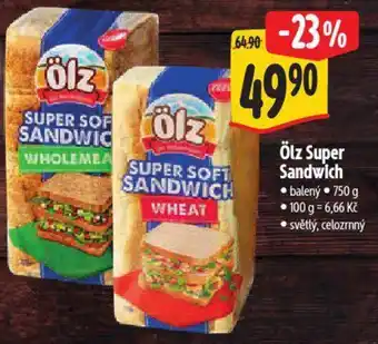 Albert Ölz Super Sandwich nabídka