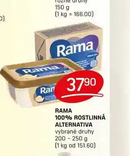 Flop RAMA 100% ROSTLINNÁ ALTERNATIVA vybrané druhy 200 - 250 g nabídka