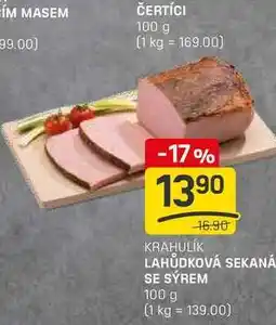 Flop LAHŮDKOVÁ SEKANÁ SE SÝREM 100 g nabídka