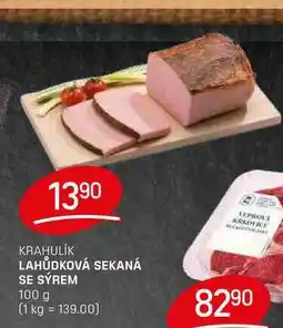 Flop LAHŮDKOVÁ SEKANÁ SE SÝREM 100 g nabídka