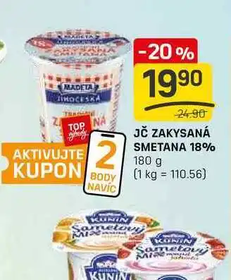 Flop JČ ZAKYSANÁ SMETANA 18% 180 g nabídka