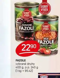 Flop FAZOLE vybrané druhy 400 g. p.p. 240 g nabídka