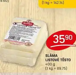 Flop SLÁMA LISTOVÉ TĚSTO 400 g nabídka