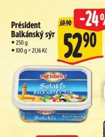 Albert Président Balkánský sýr nabídka