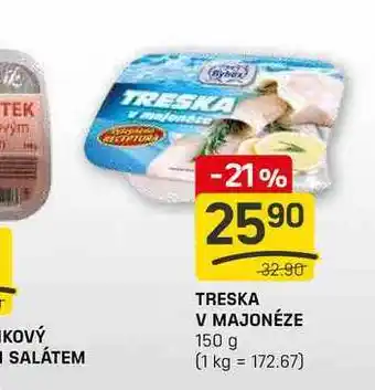 Flop TRESKA V MAJONÉZE 150 g nabídka